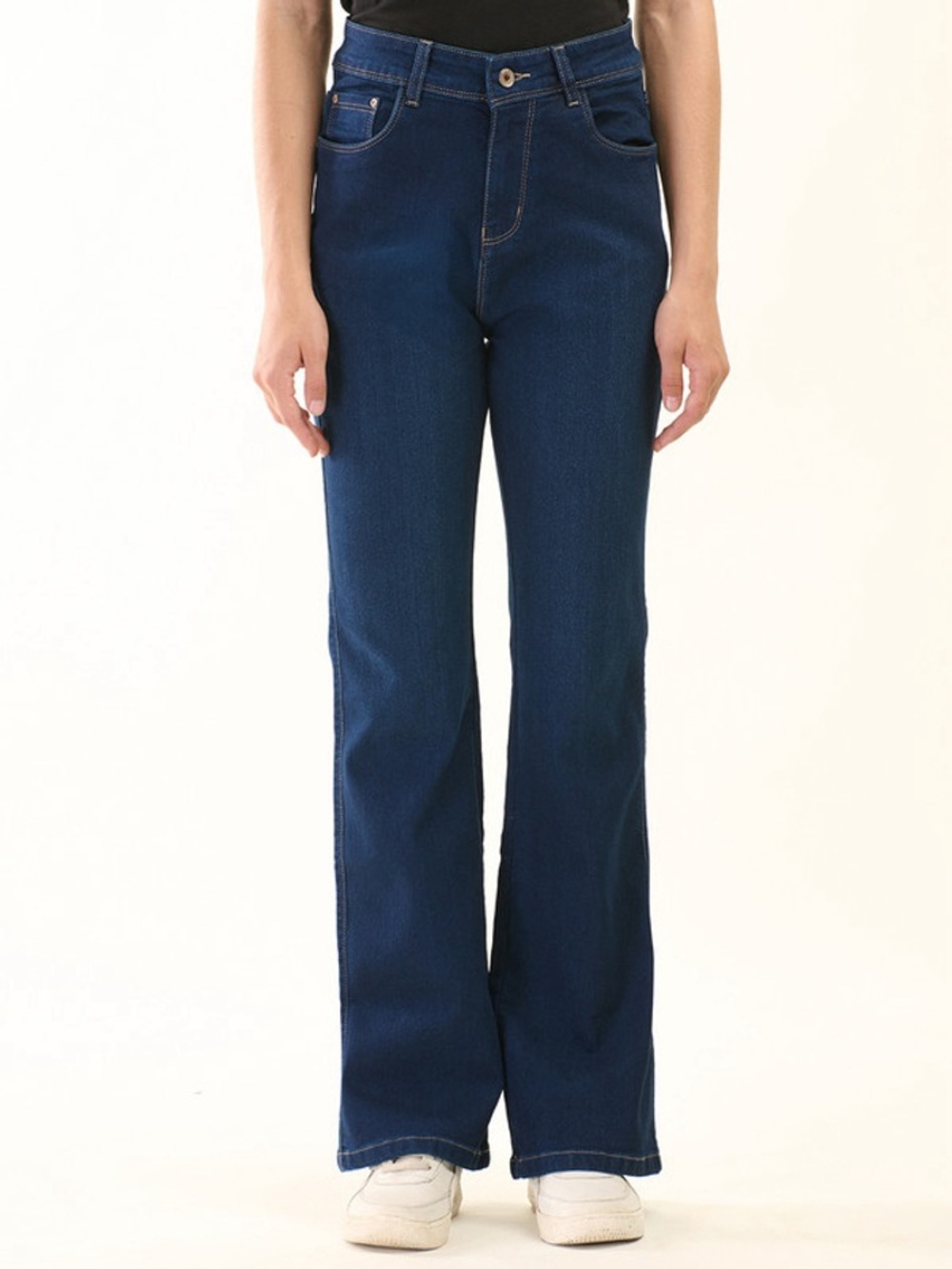 Albion Deep Blue Flare Jeans